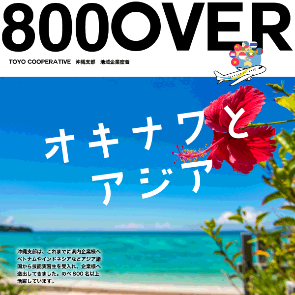 沖縄とアジアをつなぐTOYO協同組合のイメージ
